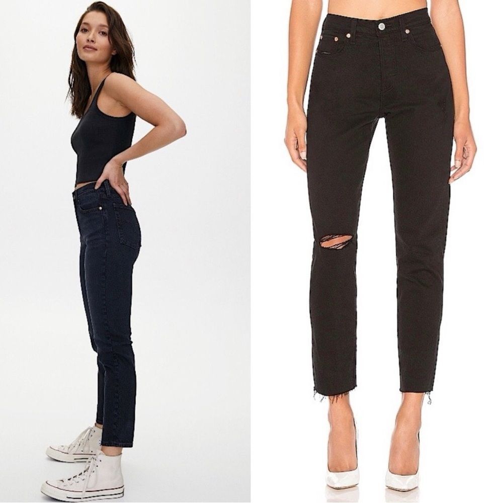 Levi’s Wedgie Straight Leg Black Size 29